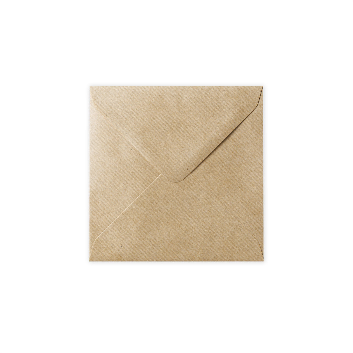 Ribbed Kraft Envelope 130x130 mm