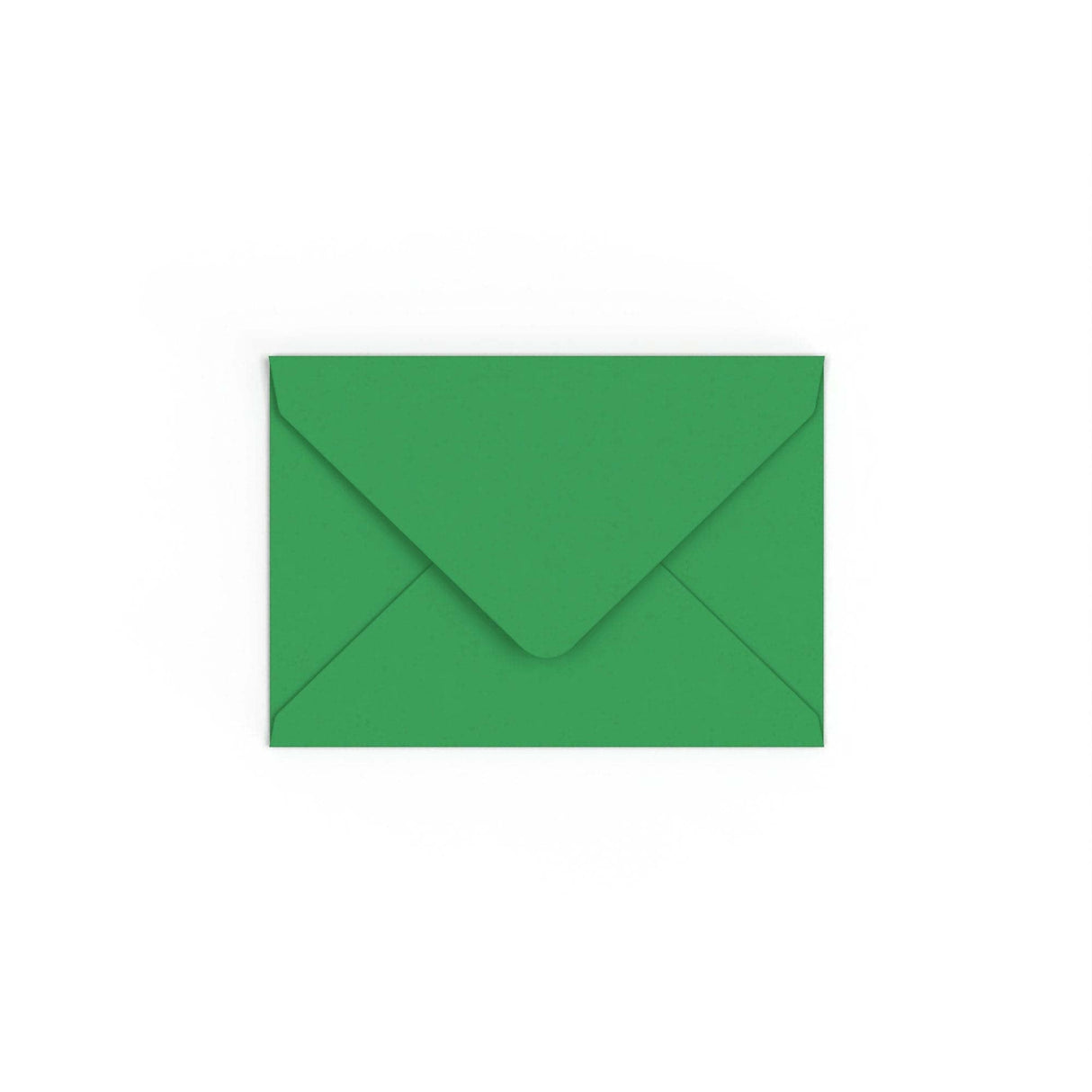C6 Kelly Green British Made Gummed V-Flap Envelope (114 x 162mm)