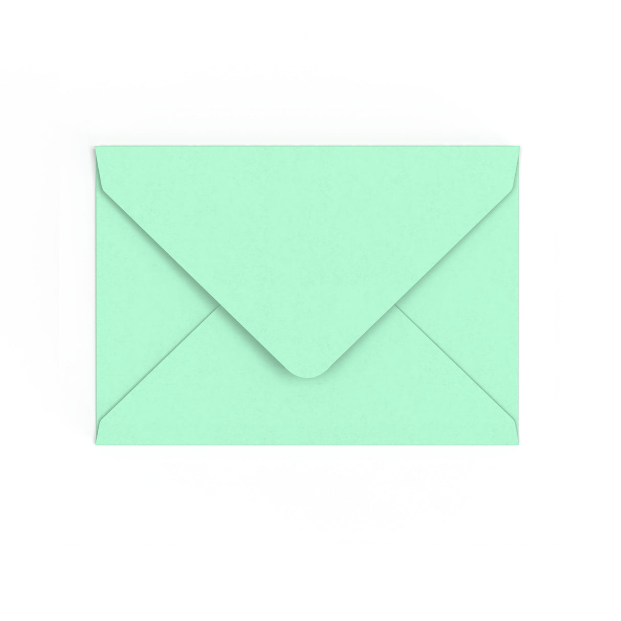 C6 Jade Green British Made Gummed V-Flap Envelope (114 x 162mm)