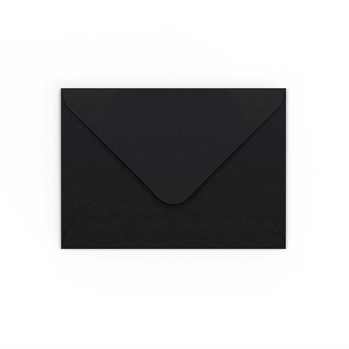 B6 Black Gummed V-Flap Envelope (125 x 175 mm)