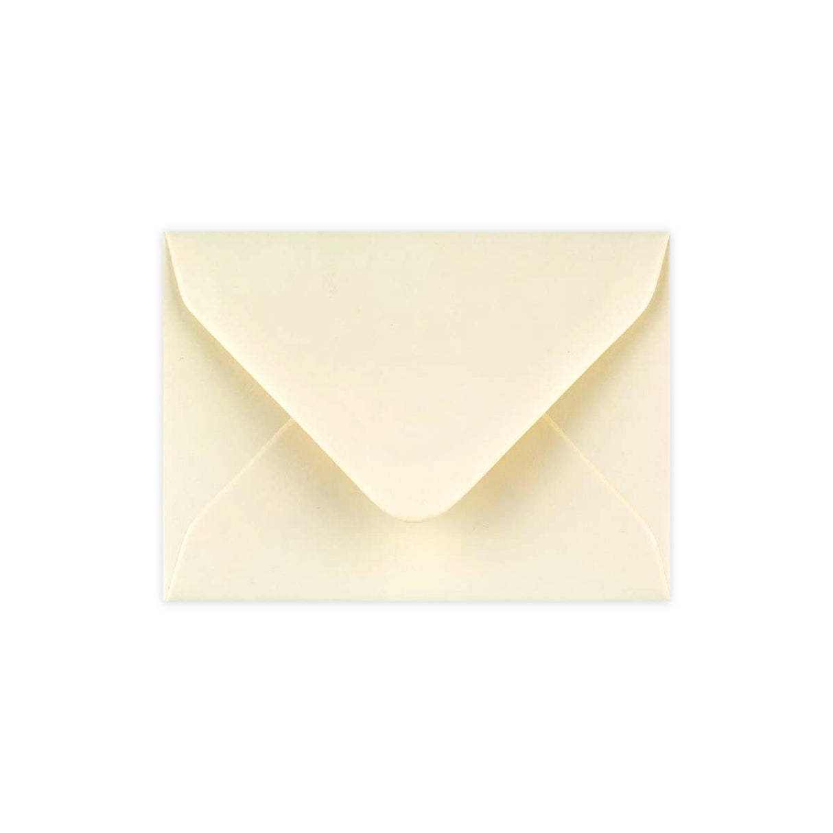 Ivory Wove Gummed V-Flap Greeting Card Envelope (70 x 100mm)