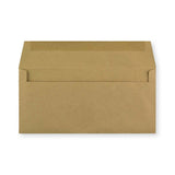 DL Manila Brown Gummed Recycled Envelope (102 x 216mm)