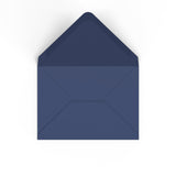 Navy Blue British Made Gummed V-Flap Envelope (133 x 184mm)