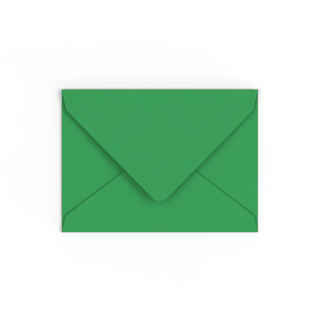 C7 Kelly Green British Made Gummed V-Flap Envelope (82 x 113mm)