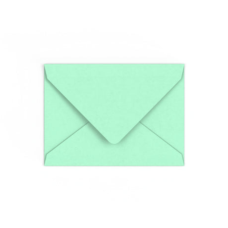 C7 Jade Green British Made Gummed V-Flap Envelope (82 x 113mm)