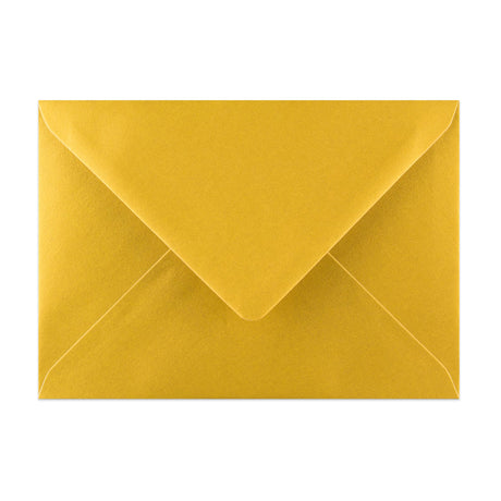 Metallic Gold Gummed V-Flap Greeting Card Envelope (125 x 175mm)
