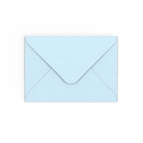 B6 Pale Blue Gummed V-Flap Envelope (125 x 175mm)