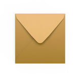 Gold Gummed V-Flap Envelope (155 x 155mm)