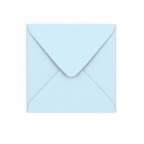 Pale Blue Gummed V-Flap Envelope (155 x 155mm)