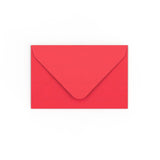 Bright Red Gummed V-Flap Envelope (65 x 94mm)