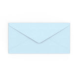 DL Pale Blue Gummed V-Flap Envelope (110 x 220mm)