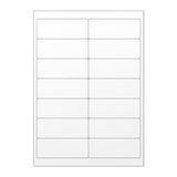 White Adhesive Labels
