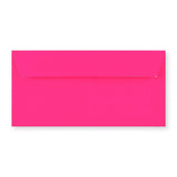 DL Pink Peel & Seal Neon Envelope (110 x 220mm)