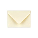 Ivory Wove Gummed V-Flap Greeting Card Envelope (70 x 100mm)