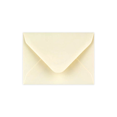 Ivory Wove Gummed V-Flap Greeting Card Envelope (70 x 100mm)