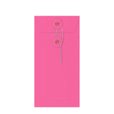 Coloured envelopes with string and washer closure