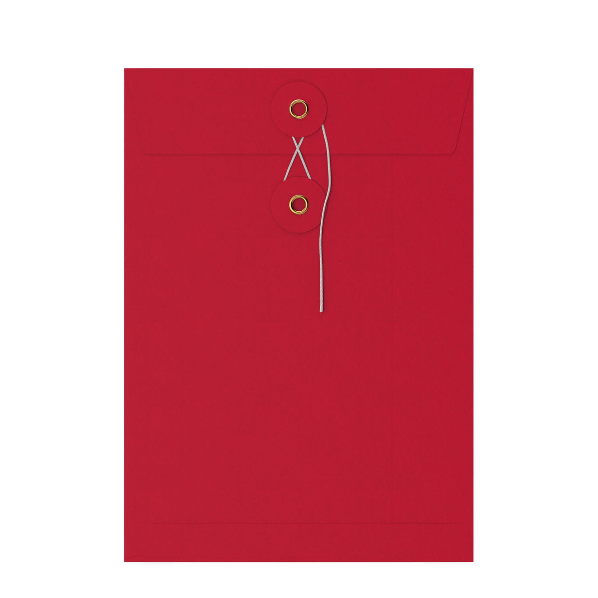 Coloured envelopes with string and washer closure