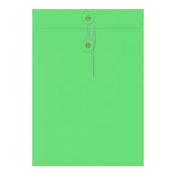 Coloured envelopes with string and washer closure